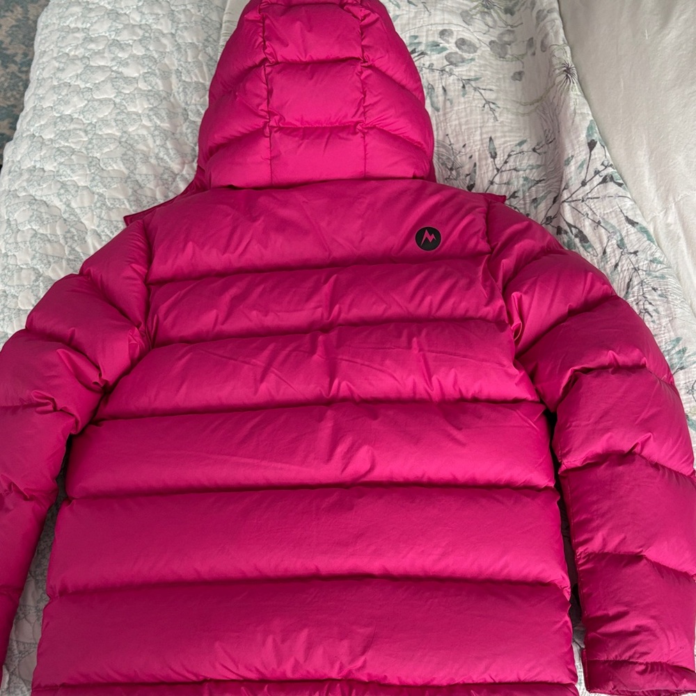 Marmot Vibrant Pink Down Jacket - Picture 4 of 5